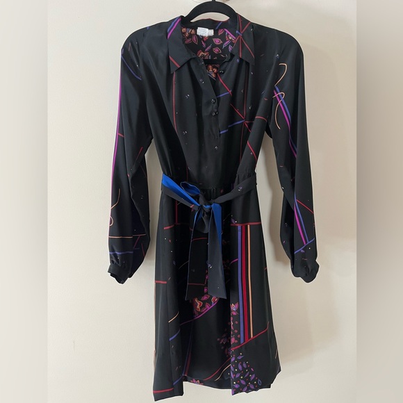 Vintage Dresses & Skirts - Oleg Cassini vintage short dress long sleeve + belt size 6 excellent condition